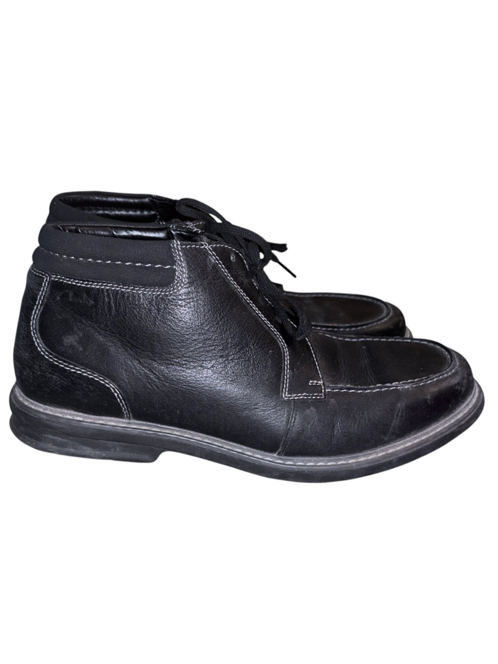 Clarks Rendell Rise Men's Black Leather Boots